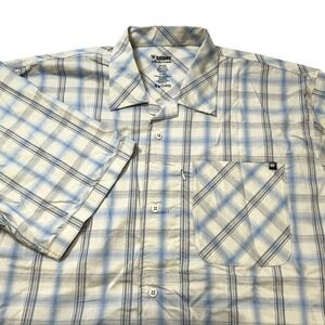 Blackhawk Warrior‎ Wear 1700 Mens Tactical Plaid Short Sleeve Button Up Shirt XL